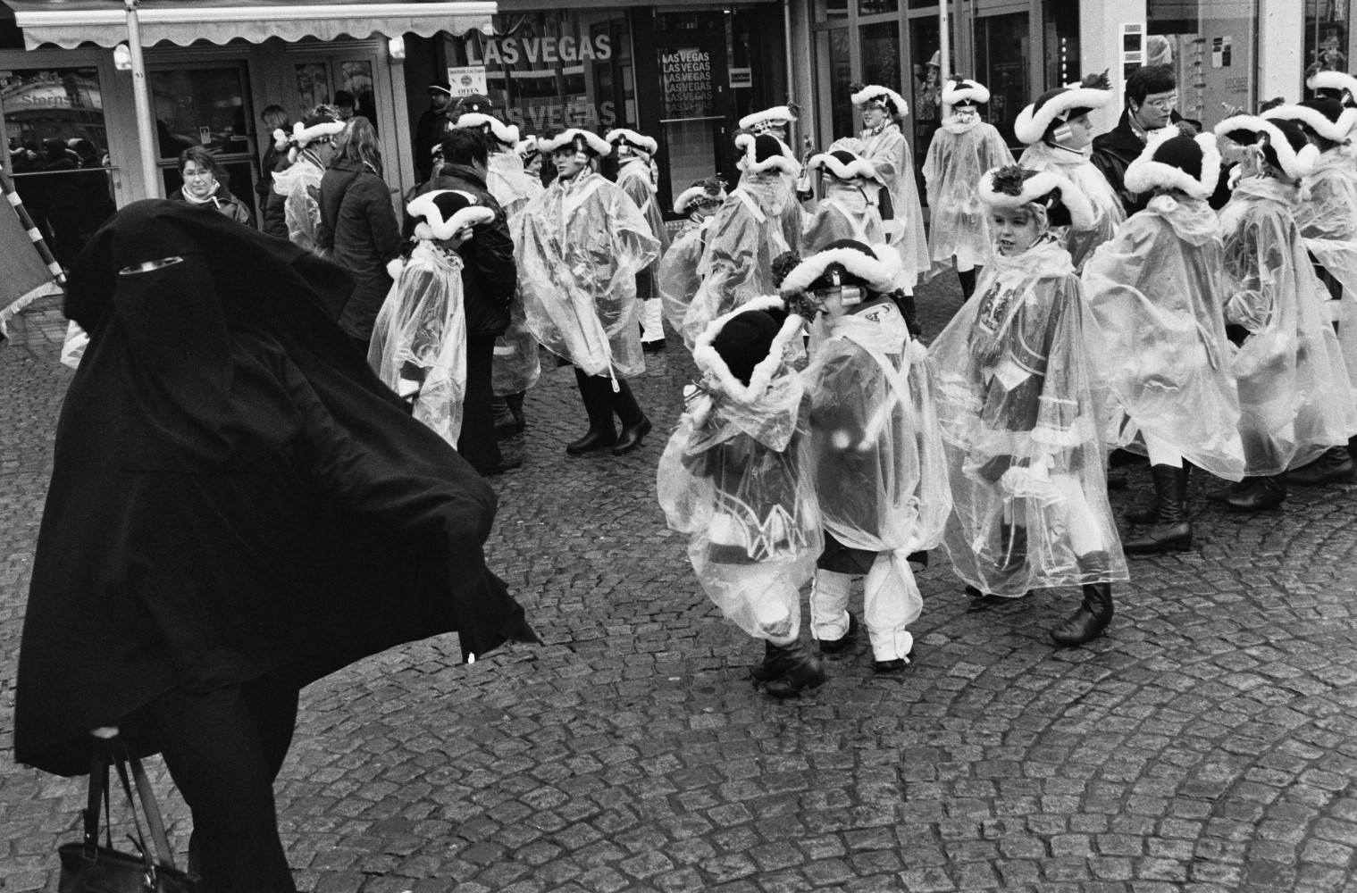 homepage image for Cologne-Munich Carnival album, depicting a scene from the carnival